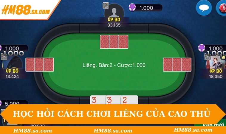 Cách Chơi Liêng - HM88 Hướng Dẫn Thủ Thuật Đánh Nhanh Thắng 2 Học hỏi cách chơi Liêng hay của cao thủ